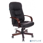 Кресло Бюрократ T-9908/WALNUT черный, кожа, фото19