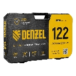 Набор инструментов Denzel 1/2', 1/4', CrV, S2, пластиковый кейс, 122 предмета, фото57