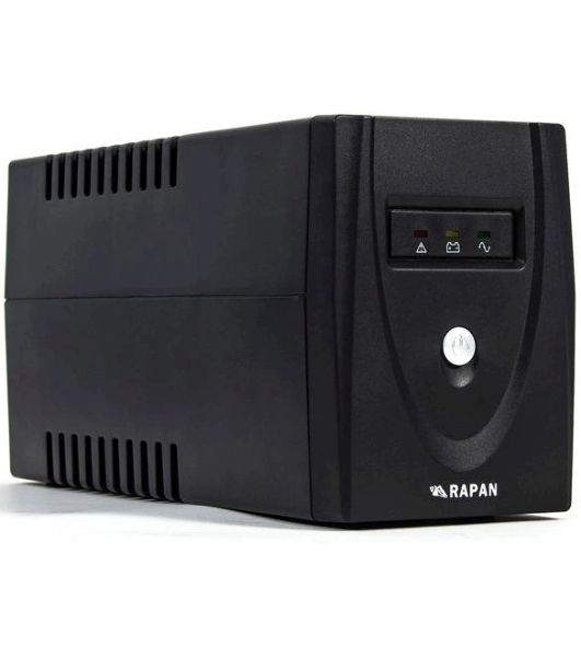 Источник бесперебойного питания RAPAN-UPS 800 220 В 800В.А/480Вт меандр с АКБ 7А.ч интерактивный Бастион 738