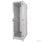 Шкаф серверный напольный 48U (600 1000) дверь перфорированная, задние двойные перфорированные, фото10