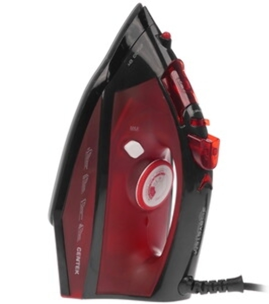 Утюг Centek CT-2355 красный, 2500 Вт, 45 г/мин, 160 г/мин, 270 мл