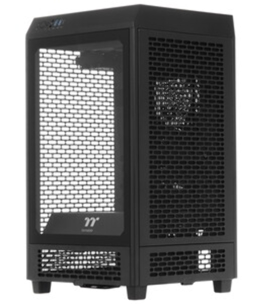 Компьютерный корпус Thermaltake The Tower 200 черный без БП miniITX 11x120мм 5x140мм 2xUSB 3.0 audio bott PSU