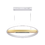 Светильник Ambrella light FL51488 WH/GD белый/золото 62W 3000K-6400K D600*1000 (ПДУ ИК), фото7