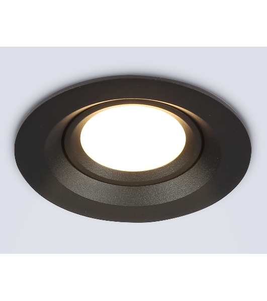 Светильник Ambrella light TN1142 BK черный IP44 GU5.3 D95*38