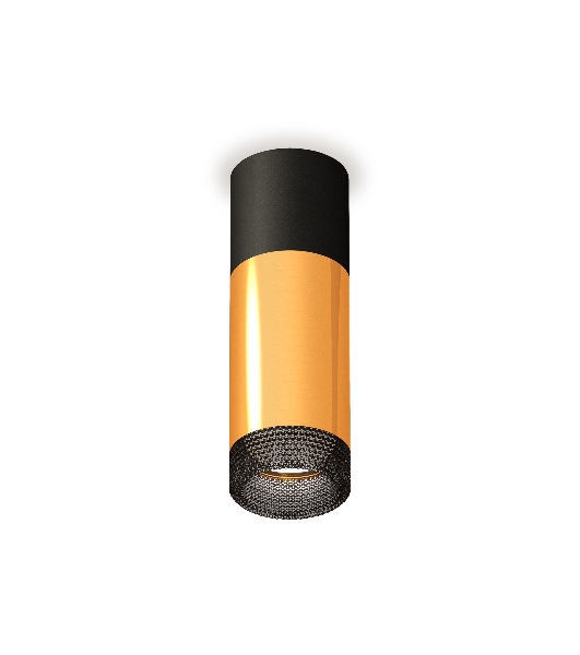 Светильник Ambrella Light XS6327041 PYG/SBK/BK золото желтое полированное/черный песок/тонированный MR16 GU5.3