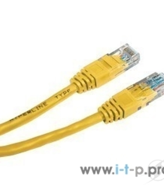 Коммутационный шнур Патч-корд литой 'Telecom' UTP cat.5е 2м желтый 6242755317550