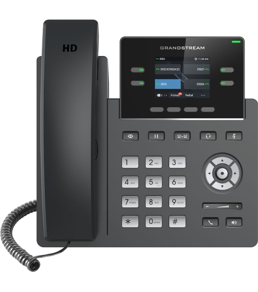 Телефон IP Grandstream GRP-2612 черный