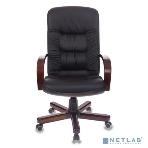 Кресло Бюрократ T-9908/WALNUT черный, кожа, фото18
