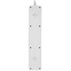 Сетевой фильтр Smartbuy SBSP-30-W One, 10А, 2 200 Вт, 5 розеток, длина 3,0 м, белый (SBSP-30-W)/45, фото4