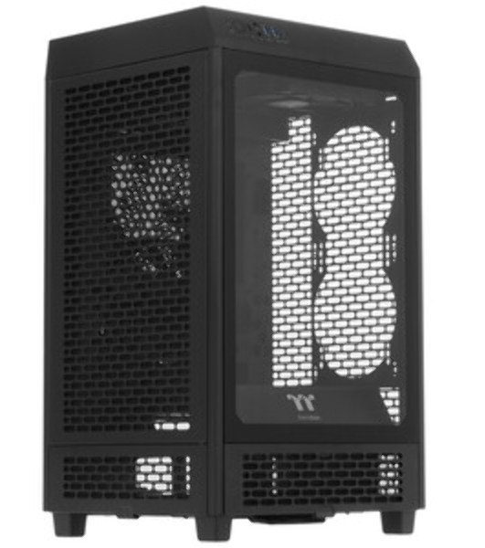Компьютерный корпус Thermaltake The Tower 200 черный без БП miniITX 11x120мм 5x140мм 2xUSB 3.0 audio bott PSU
