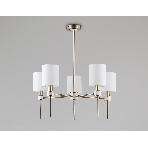 Люстра Ambrella light LH72371/5 DBS/WH темная латунь/белый E14/5 max 40W D680*720, фото5