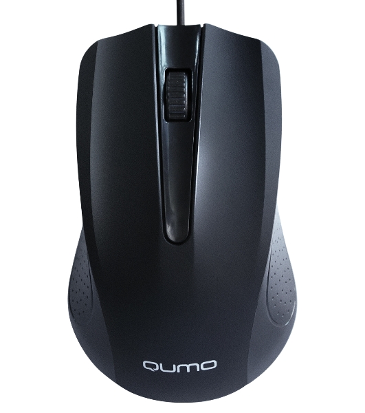 Мышь проводная Qumo Office Union M66 черный, 1000 dpi, USB, кнопки - 3