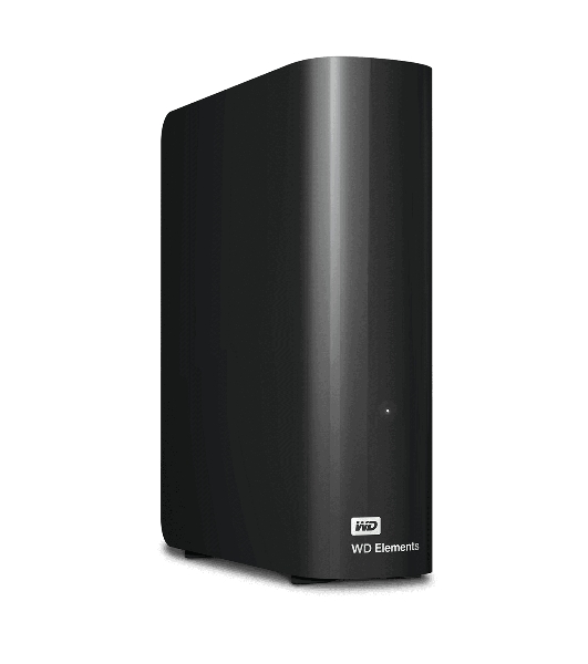 Внешний HDD 3.5' Western Digital Elements Desktop, 16TB, USB 3.2 Gen 1 Type-A, 5400 rpm, черный