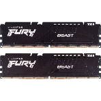 Оперативная память Kingston Fury Beast, DDR5, 32GB (2x16GB), 5200MHz, CL40, DIMM, радиатор, черный, фото21