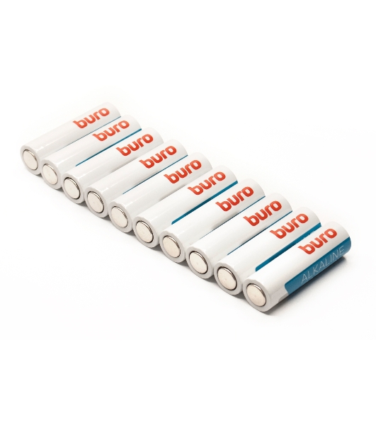 Батарея Buro Alkaline LR6 AA (10шт) коробка