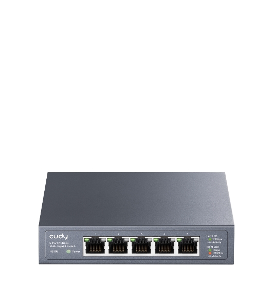 Коммутатор Cudy HS105, 5×2.5 Гбит/с