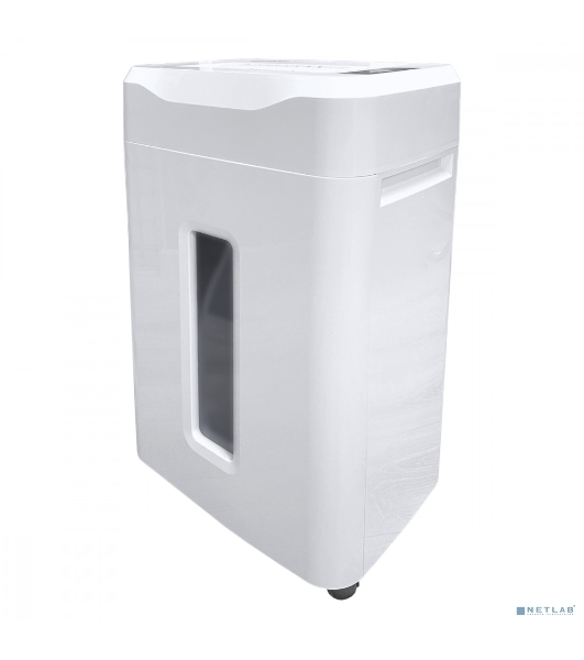 Шредер Office Kit S243N 3,9х38 белый (секр.P-4) фрагменты 35лист. 35лтр. скрепки скобы пл.карты CD