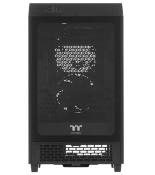 Компьютерный корпус Thermaltake The Tower 200 черный без БП miniITX 11x120мм 5x140мм 2xUSB 3.0 audio bott PSU