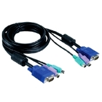Набор кабелей D-LINK DKVM-CB3 для DKVM - 2хPS/2,1xVGA, 3м, фото2