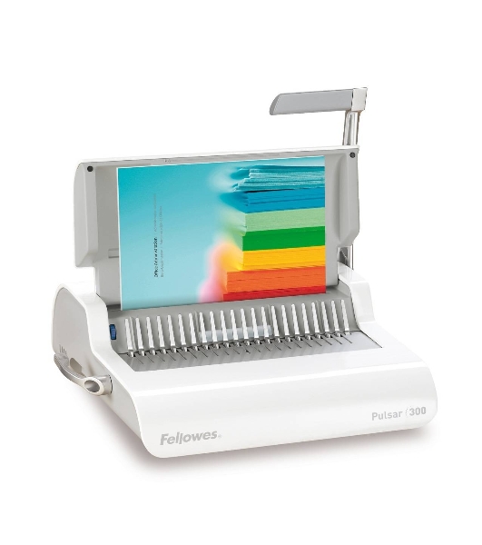 Переплетчик Fellowes Pulsar+ (FS-56276) A4/перф.17л.сшив/макс.300л./пластик.пруж. (6-38мм)