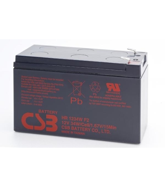 Батарея CSB HR 1234W (12V, 9Ah) клеммы F2
