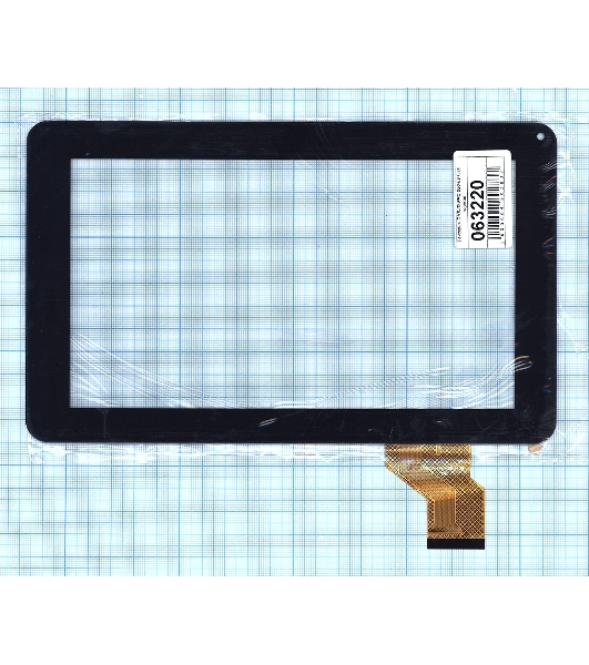 Сенсорное стекло (тачскрин) DHS JD-FPC-090-09 FHX черное