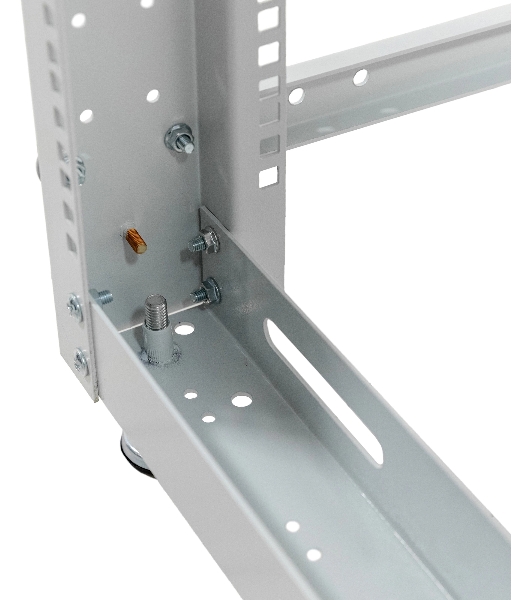 Стойка двухрамная NTSS NTSS-2POR24U/600-1000 24U 550 мм x 1000 мм 600 кг серый