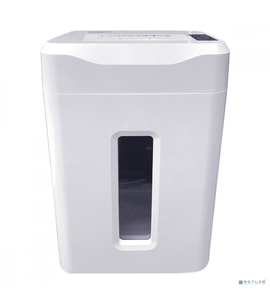 Шредер Office Kit S243N 3,9х38 белый (секр.P-4) фрагменты 35лист. 35лтр. скрепки скобы пл.карты CD