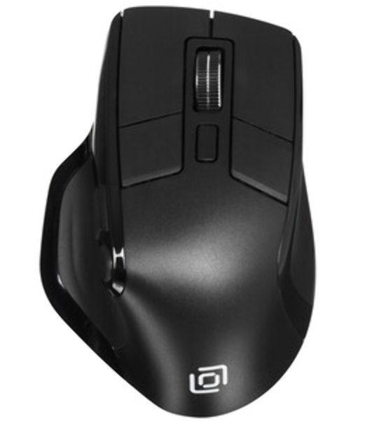 Мышь беспроводная Oklick 502MW черный, 2400 dpi, радиоканал, Bluetooth, USB, кнопки - 9