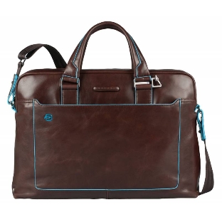 Сумка для ноутбука Piquadro Blue Square CA3335B2/MO коричневый натур.кожа