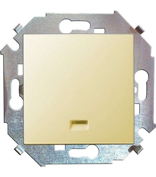 Механизм выключателя 1-кл. СП Simon15 16А IP20 с индик. сл. кость Simon 1591104-031