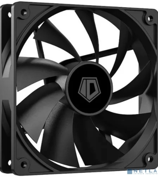 Вентилятор для корпуса ID-Cooling XF-120-K черный, 120 мм, 1800 об/мин, 35.2 дБ, 4 pin