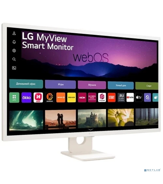 Монитор 31.5' LG 32SR50F-W IPS 1920x1080, 60 Гц, 5 мс, 16:9, 250 кд/м2, 2xHDMI, 2хUSB, белый