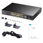 Коммутатор Cudy GS1018PS2, 16×1 Гбит/с, 2×1 Гбит/с Combo (RJ-45/SFP), 2×1 Гбит/с SFP, фото10