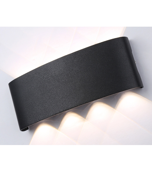Светильник Ambrella light ST4464/8 BK черный IP65 LED 4200K 8W 210*80*46