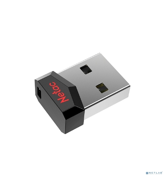Флешка USB Netac UM81 (NT03UM81N-016G-20BK), 16Gb, USB 2.0, R/W 30/10, черный/красный