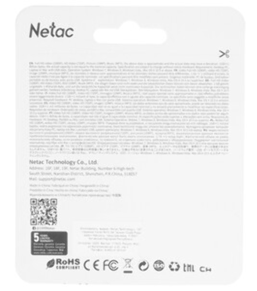 Флешка USB Netac U278 (NT03U278N-008G-20PN), 8Gb, USB 2.0, R/W 50/10, серебристый/черный