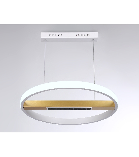 Светильник Ambrella light FL51488 WH/GD белый/золото 62W 3000K-6400K D600*1000 (ПДУ ИК)