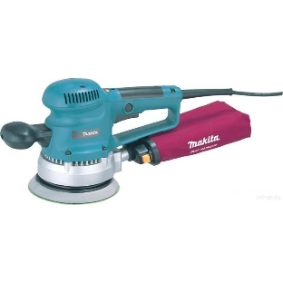 Эксцентриковая шлифовальная машина Makita BO6030 ЭШМ,310Вт,ф150мм,4000-10000об\м,ампл-3мм,2.3кг,кор,п\сборник