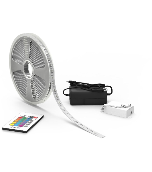 Лента светодиодная Basic в комплекте Gauss 12V 10W/m 700lm/m RGB IP20 LED 3m 1/50
