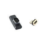 Переходник USB 4 Type-C мама-папа угловой с магнитным разъемом тип 2, фото 1