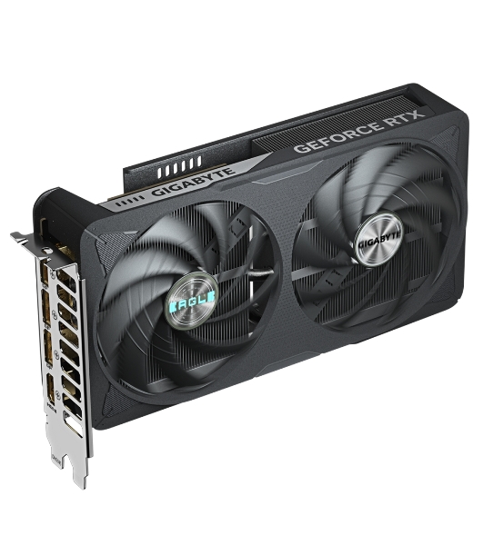 Видеокарта Gigabyte GeForce RTX 5060 Ti Eagle OC, NVIDIA RTX 5060 Ti, 8 ГБ GDDR7, 128 бит, PCI-e 5.0, 1xHDMI, 3xDP, 2617 МГц