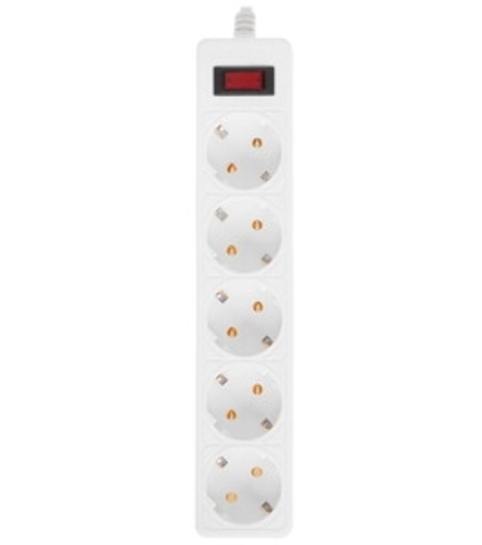 Сетевой фильтр Smartbuy (SBSP-50-W) - 5 роз х 5 м - белый