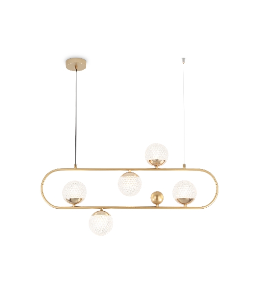 Светильник Ambrella light TR5433/5 GD золото G9/5 max 40W 780*110*1000