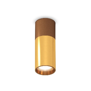 Светильник Ambrella Light XS6327060 PYG/SCF золото желтое полированное/кофе песок MR16 GU5.3 (C6304, C6327, A2010, N6113)