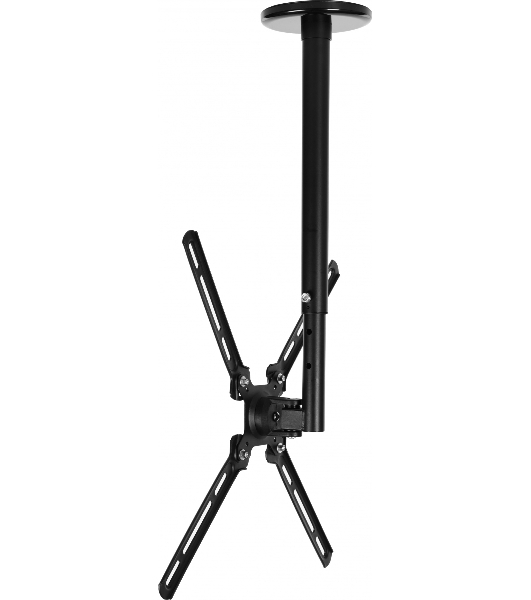 Кронштейн для телевизора Cactus CS-CP07 черный 23'-55' макс.45кг потолочный поворот и наклон
