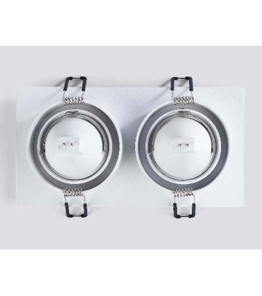 Светильник встраиваемый Ambrella light TN102731/2 WH белый GU5.3 175*92*23