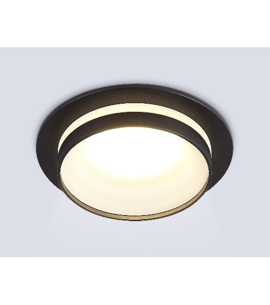 Светильник Ambrella light TN30708 BK черный GU5.3 D92*36