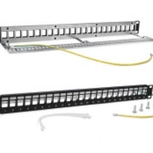 Патч-панель наборная Lanmaster TWT-PP24OK-STP 19' 1U 24xRJ45 FTP