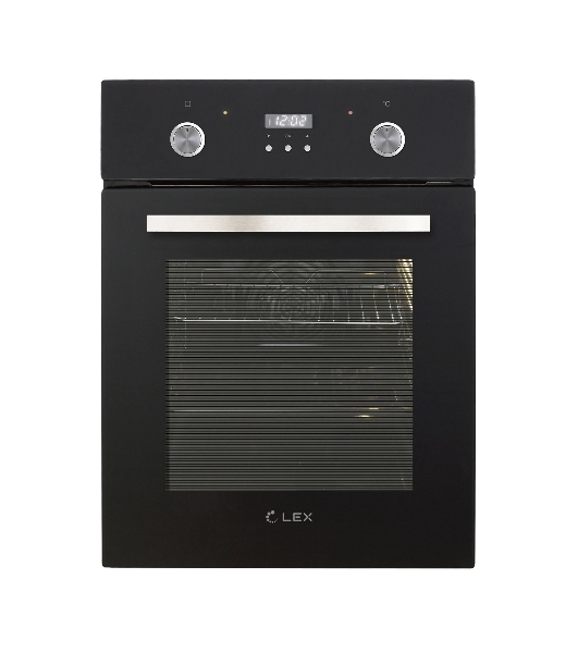 Духовой шкаф LEX EDP 4571 BLобъем 55л, LED таймер, 7 функций, встраиваемый
